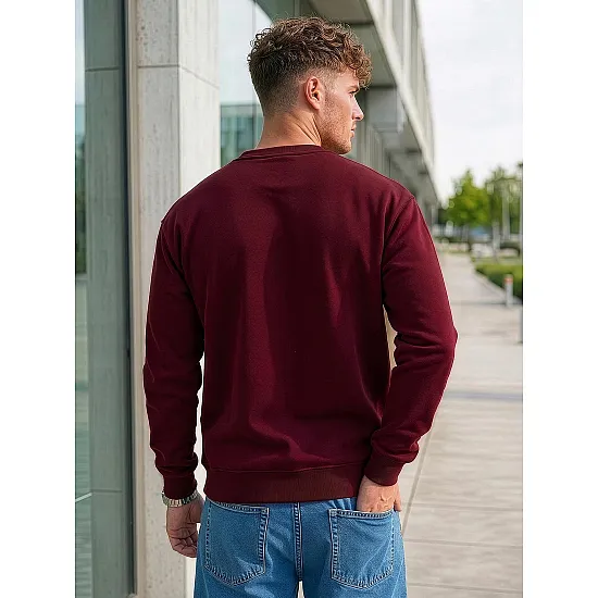 Vyriškas bordo spalvos džemperis Mažeikiai