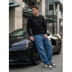 Juodas džemperis be gobtuvo Canada