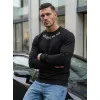 Czarny sweter męski All eyes on me O/P2027Z