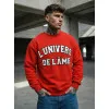 Czerwony sweter męski L'Univers