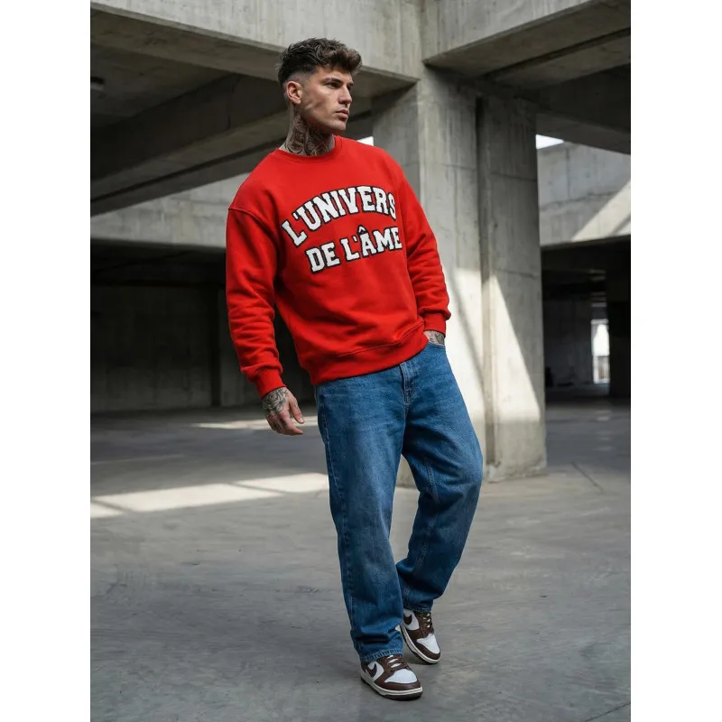 Czerwony sweter męski L'Univers