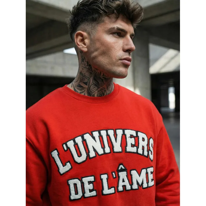 Czerwony sweter męski L'Univers