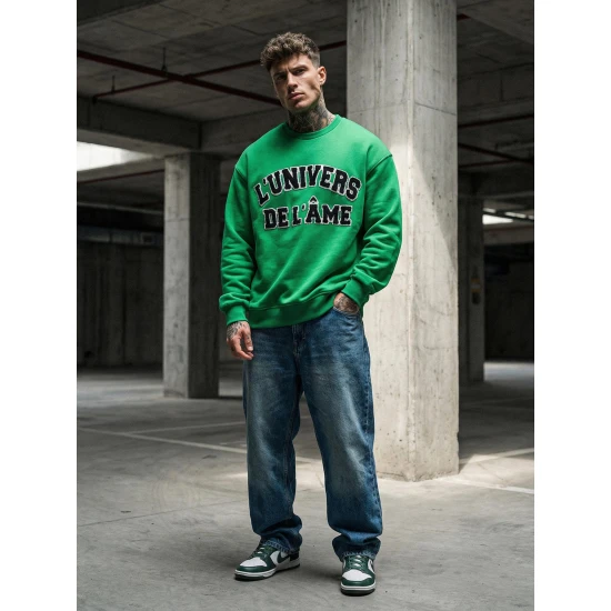 Vyriškas žalias džemperis L'Univers