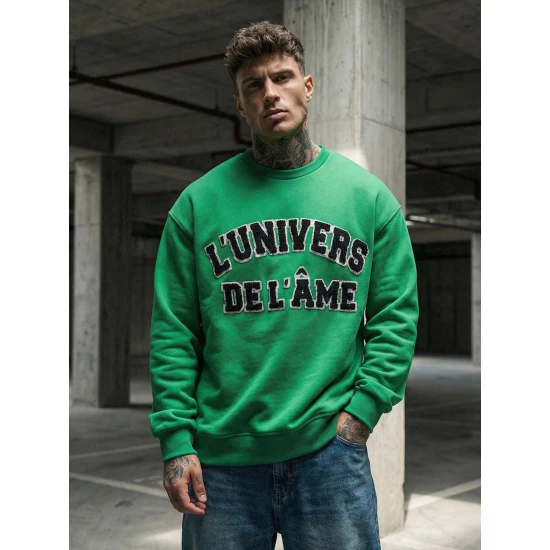 Vyriškas žalias džemperis L'Univers