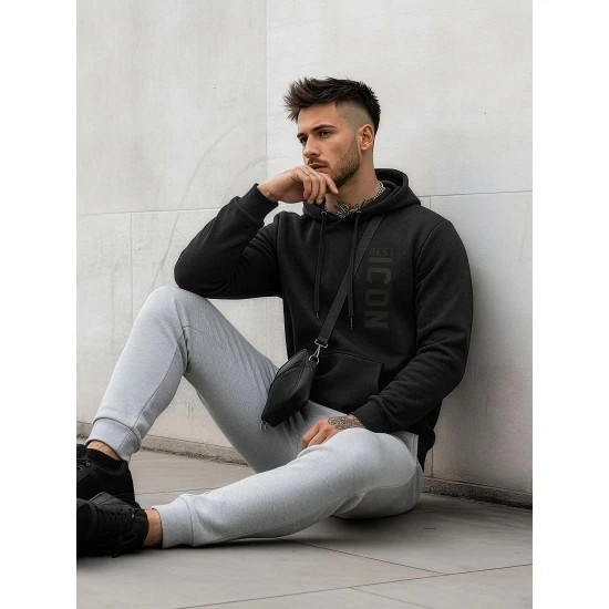 Juodas vyriškas džemperis Best Icon