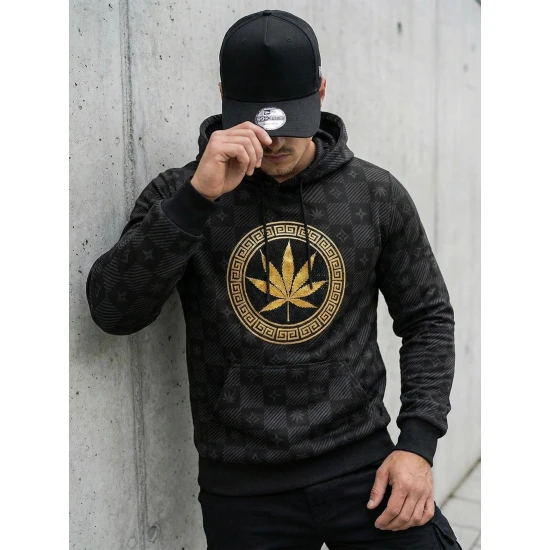 Juodas vyriškas džemperis Monat O/B265