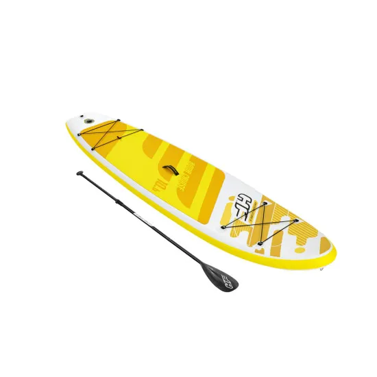 Pripučiama geltona irklavimo lenta 320 x 76 x 12 cm cm Bestway 65348