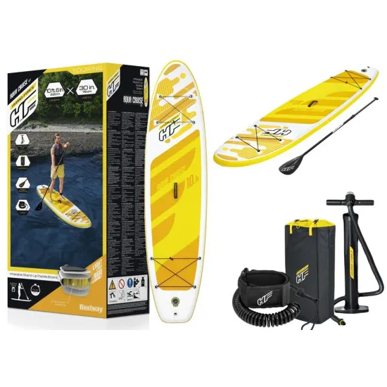 Pripučiama geltona irklavimo lenta 320 x 76 x 12 cm cm Bestway 65348