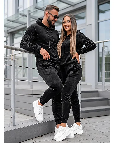 Juodų veliūrinių komplektų rinkinys Minel