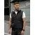 Black hooded vest Naron