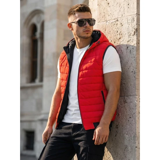 Vyriška raudona liemenė Minel JS/MY88Z