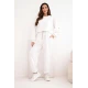 Moteriškas baltas laisvalaikio komplektas Isabel
