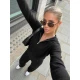 Moteriškas dviejų dalių juodas komplektas Emilin Moteriški komplektai
