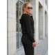 Moteriškas dviejų dalių juodas komplektas Emilin Moteriški komplektai