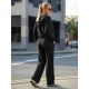 Moteriškas dviejų dalių juodas komplektas Emilin Moteriški komplektai
