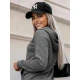 Moteriškas tamsiai pilkas  sportinis kostiumas Super 18