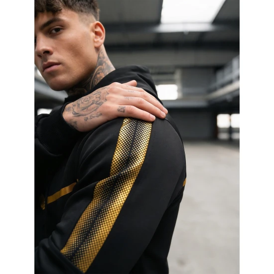 Juodas spalvos vyriškas sportinis komplektas Ronex JS/C8117