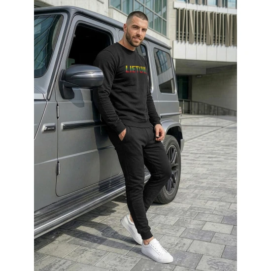 Vyriškas juodas komplektas Lietuva Vyriški komplektai