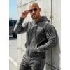 Pilkas vyriškas veliūrinis komplektas Silk JS/8C1169/29 Premium
