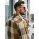 Vyriški rudi flaneliniai marškiniai Cory Marškiniai