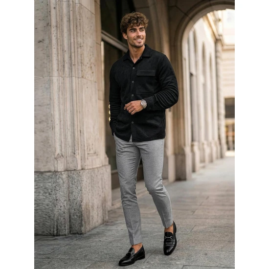 Vyriški juodi marškiniai Boston Marškiniai