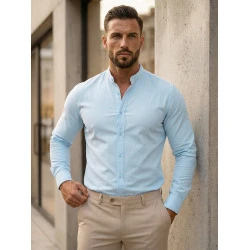 Žydri elegantiški marškiniai Milet