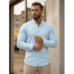 Žydri elegantiški marškiniai Milet