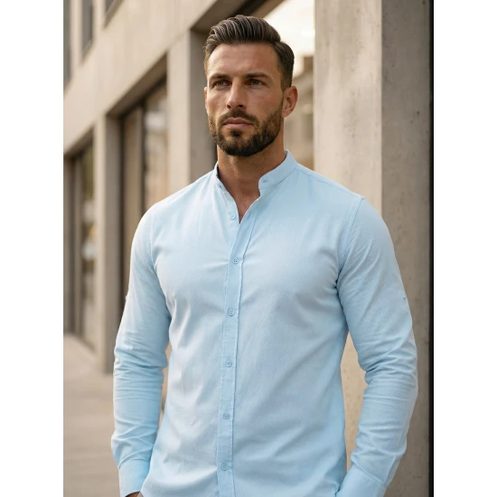 Žydri elegantiški marškiniai Milet O/V54