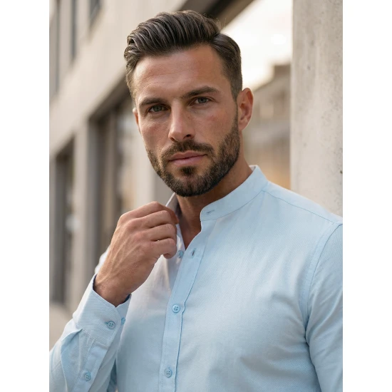 Žydri elegantiški marškiniai Milet O/V54