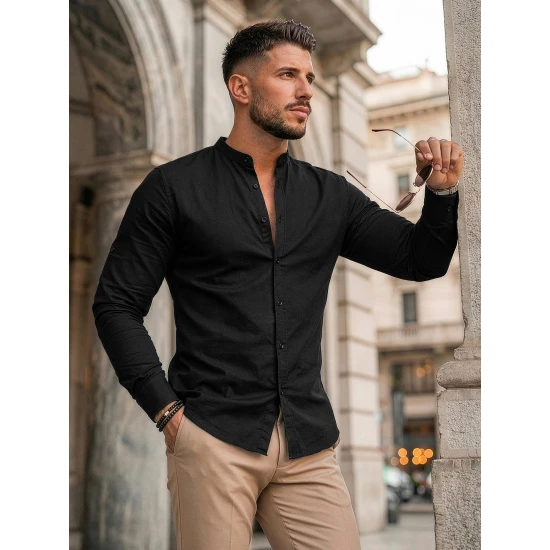 Vyriški juodos spalvos marškiniai Neo Marškiniai