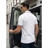 Men’s white polo shirt Skull POLO T-shirt
