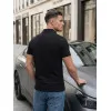 Men’s black polo shirt Tice POLO T-shirt