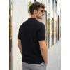 Men's Black Vibe Polo Shirt POLO T-shirt