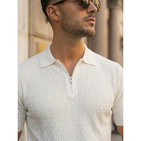 Vyriški balti polo marškinėliai Fast POLO marškinėliai