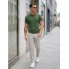Men's Green Vibe Polo Shirt POLO T-shirt