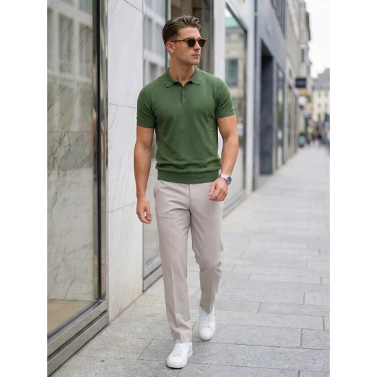 Vyriški žali polo marškinėliai Vibe POLO marškinėliai