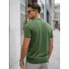 Men's Green Vibe Polo Shirt POLO T-shirt