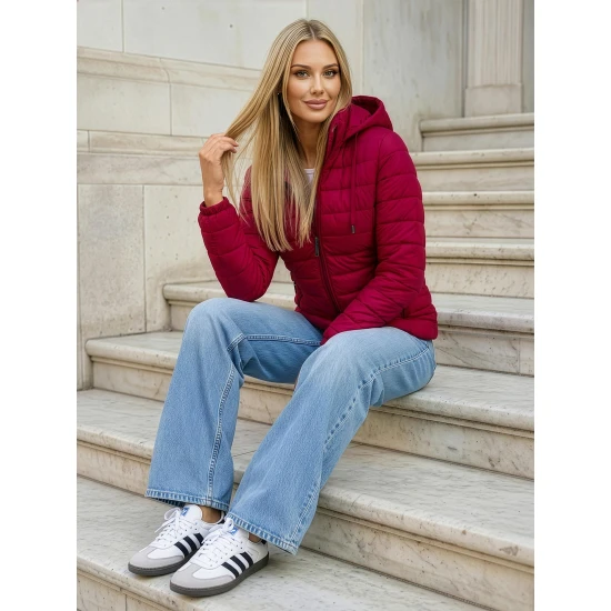 Moteriška bordo spalvos striukė Albi Moteriškos striukės