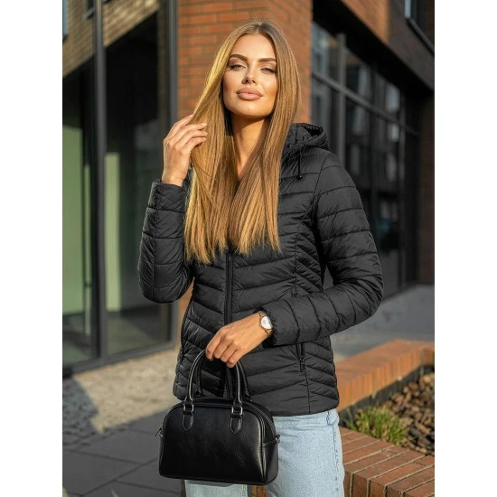 Moteriška juodos spalvos striukė Albi Moteriškos striukės