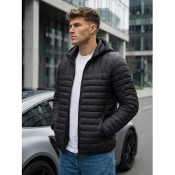 Pereinamojo laikotarpio juoda striukė Mond