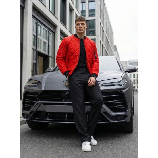 Vyriška raudona striukė Morel JS/MY01 - TX2210