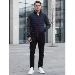 Pereinamojo laikotarpio tamsiai mėlyna striukė Trevis