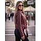 Moteriška bordo spalvos striukė Clarify