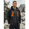 Men's black jacket with orange details Ero Men's Jackets and Coats