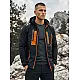 Men's black jacket with orange details Ero Men's Jackets and Coats