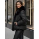 Moteriška juoda žieminė striukė Lota