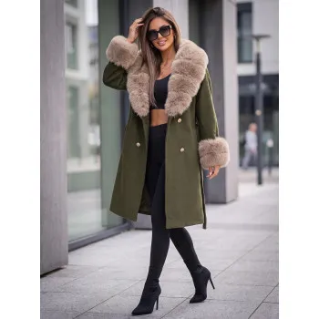 Aida Women's Khaki Winter Coat