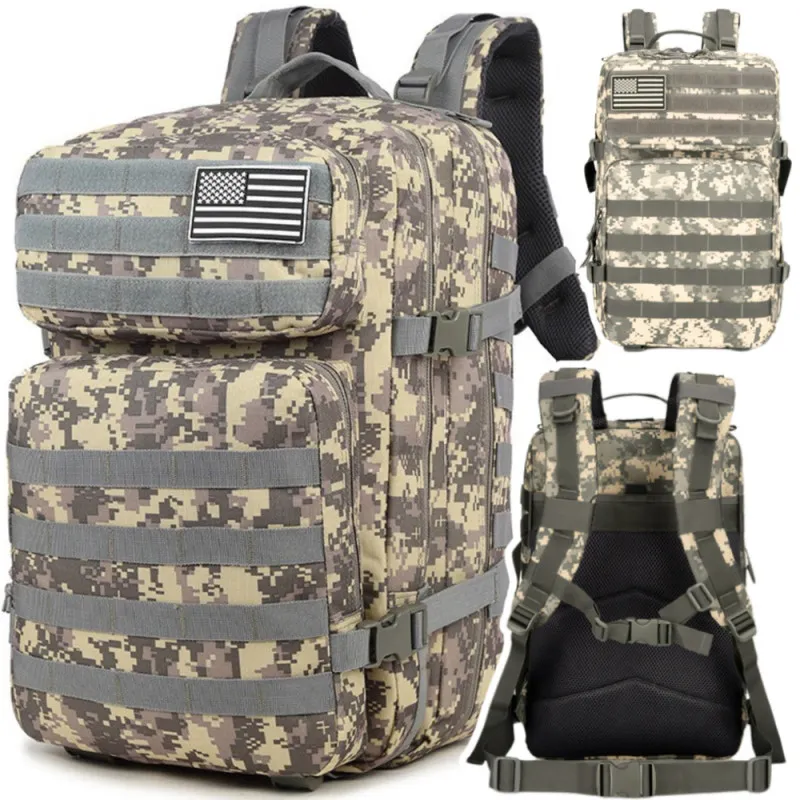 Pilka karinė kuprinė Army Kuprinės