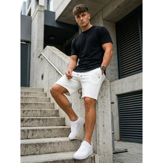 Vyriški balti šortai Lori Šortai