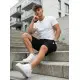 Vyriški juodi šortai Detroit Šortai